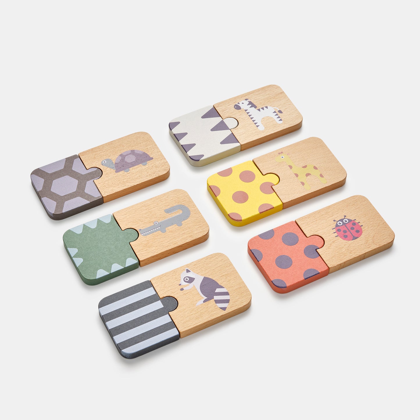 Wild animals pattern puzzle