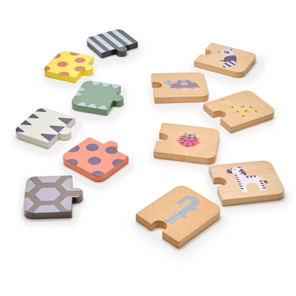 Wild animals pattern puzzle