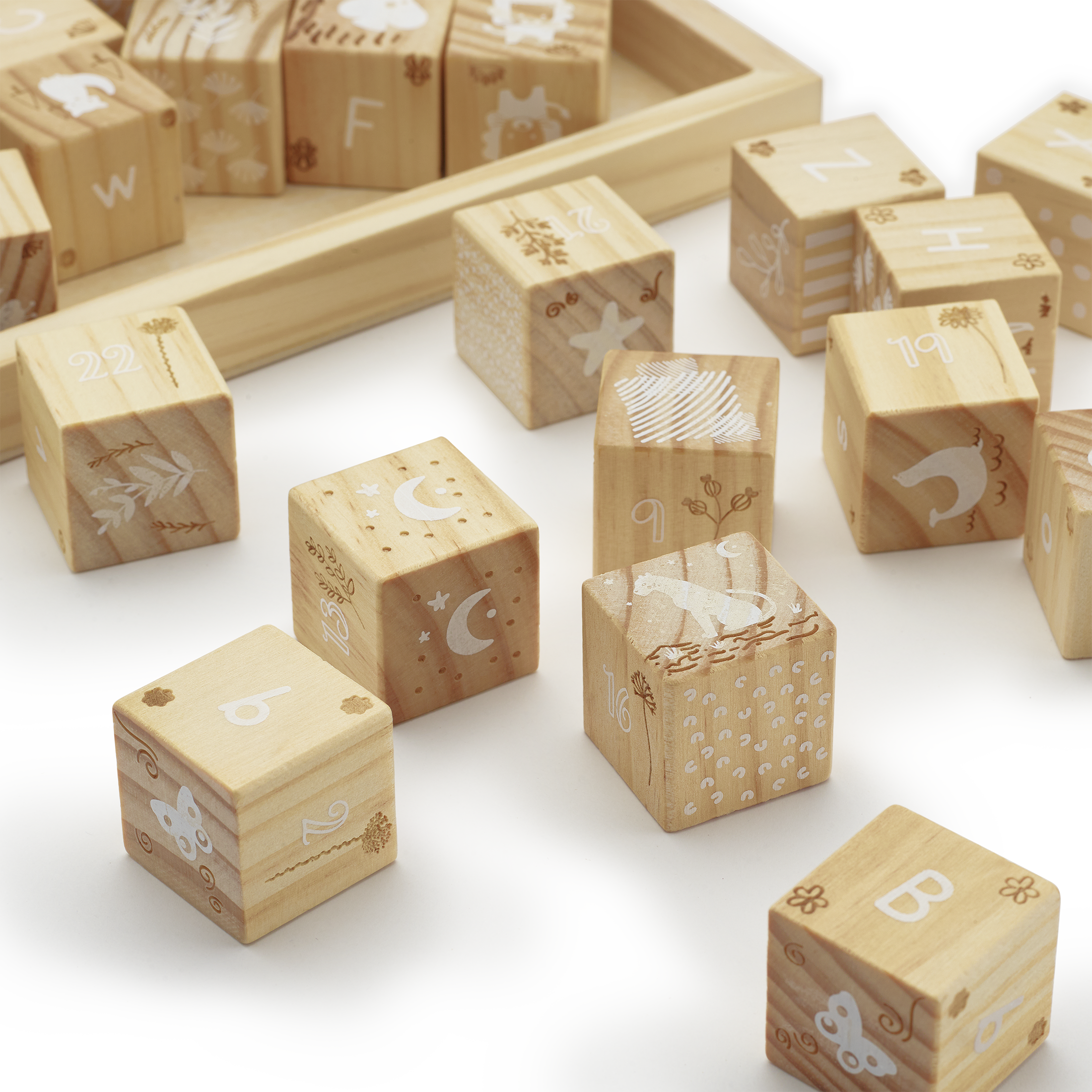 Wooden art blocks