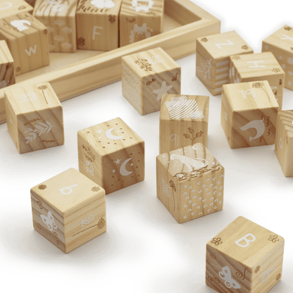Wooden art blocks