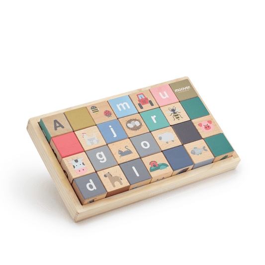 Alphabet blocks farm