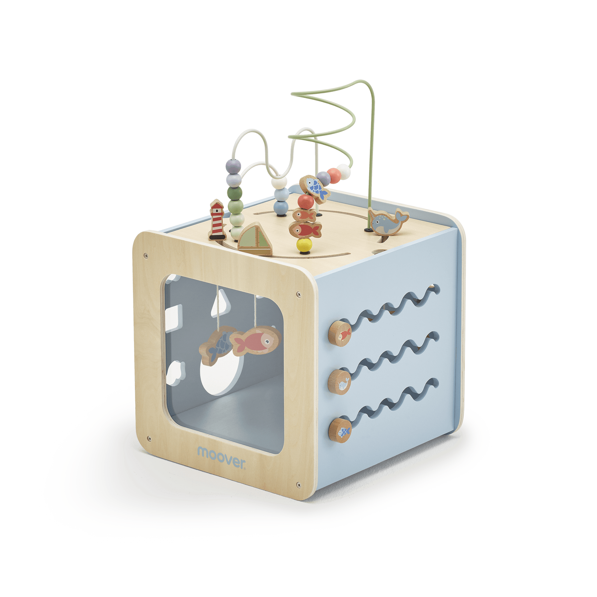 Giant activity cube blue Moovershop