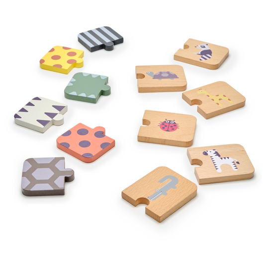 Wild animals pattern puzzle