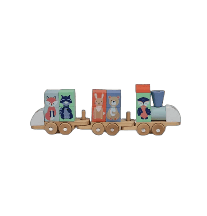 Block Animal Train