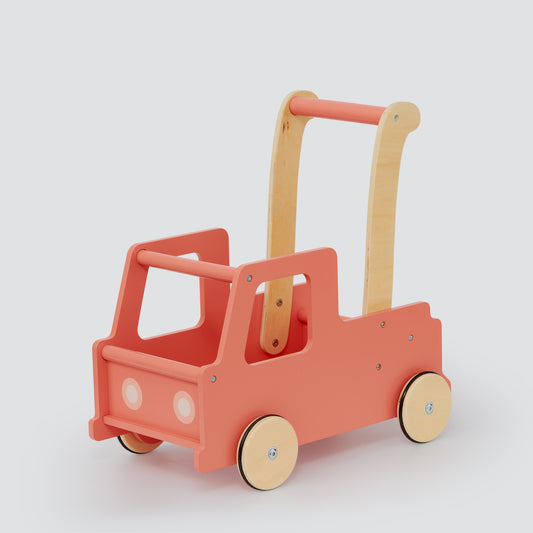 Push truck Pink flatpacked