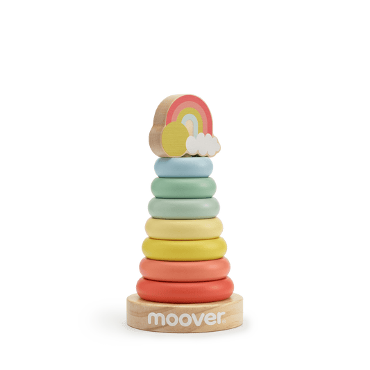 Wooden ring rainbow