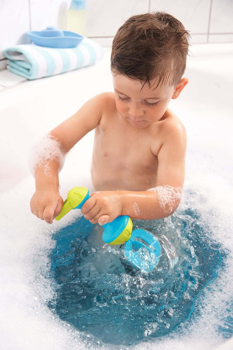 Fouet pour bain moussant, bleu