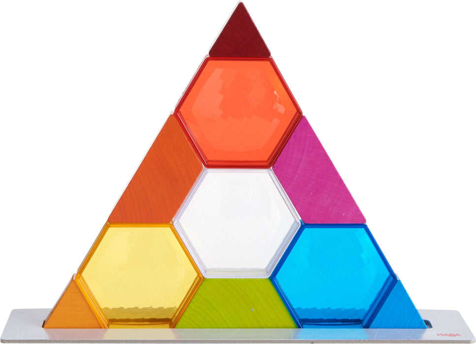 Jeu d'empilement de cristaux de couleur