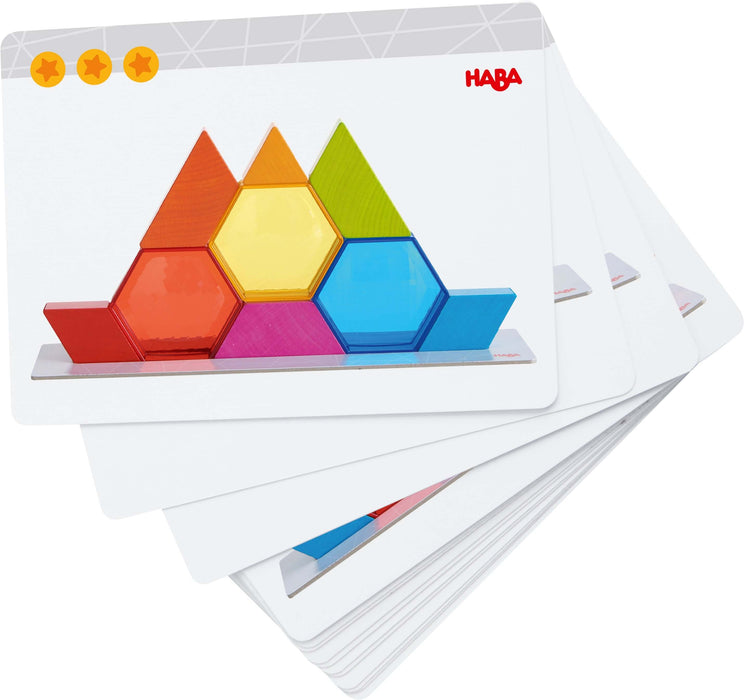 Jeu d'empilement de cristaux de couleur