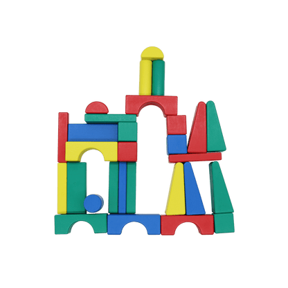 Colored wooden blocks discount