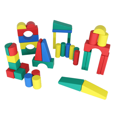 Blocks in Bag Primary Color