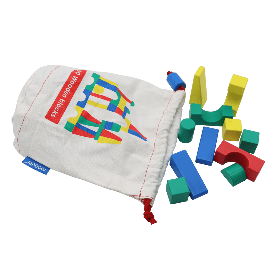 Blocks in Bag Primary Color