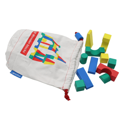 Blocks in Bag Primary Color