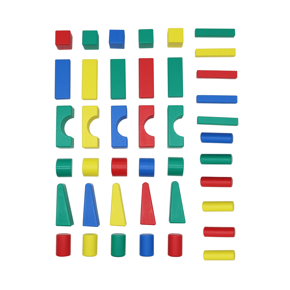 Blocks in Bag Primary Color