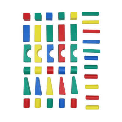 Blocks in Bag Primary Color