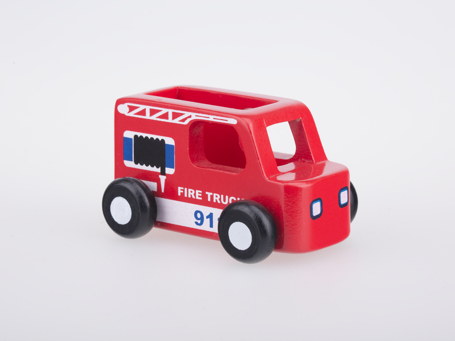 Mini camion de pompier - Rouge
