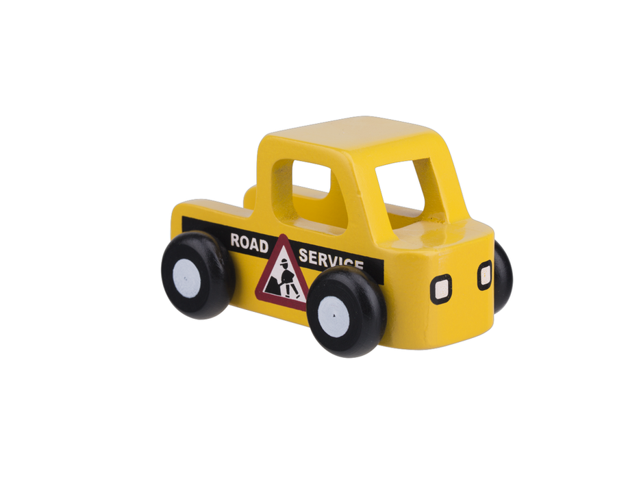 Mini coche de servicio de carretera - amarillo
