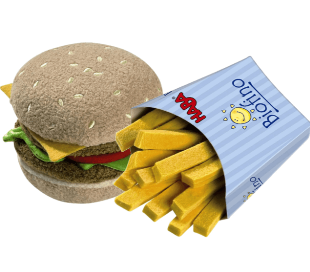 Hamburger et frites
