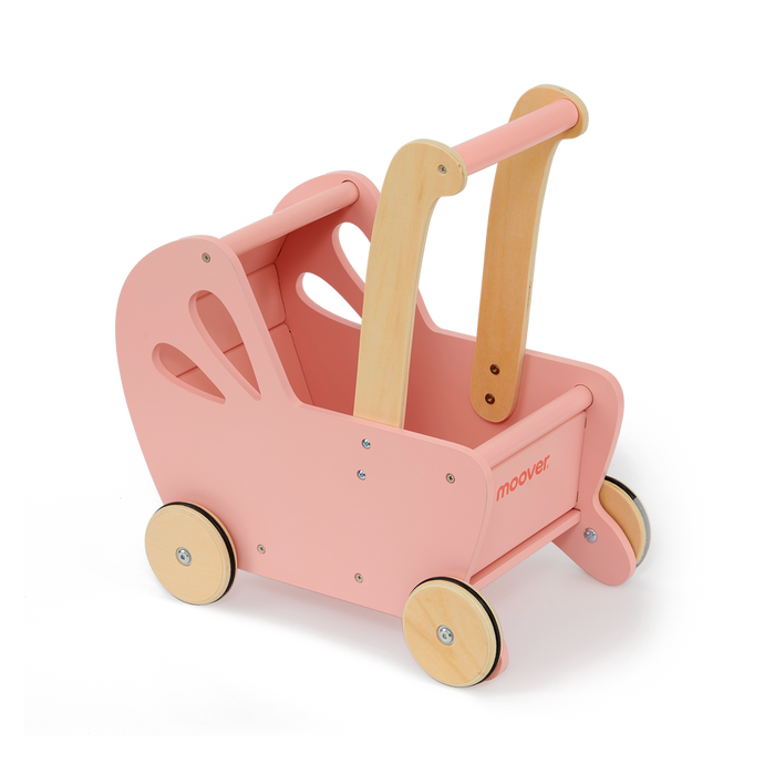 Dolls Stroller (Pram) - pink flat pack