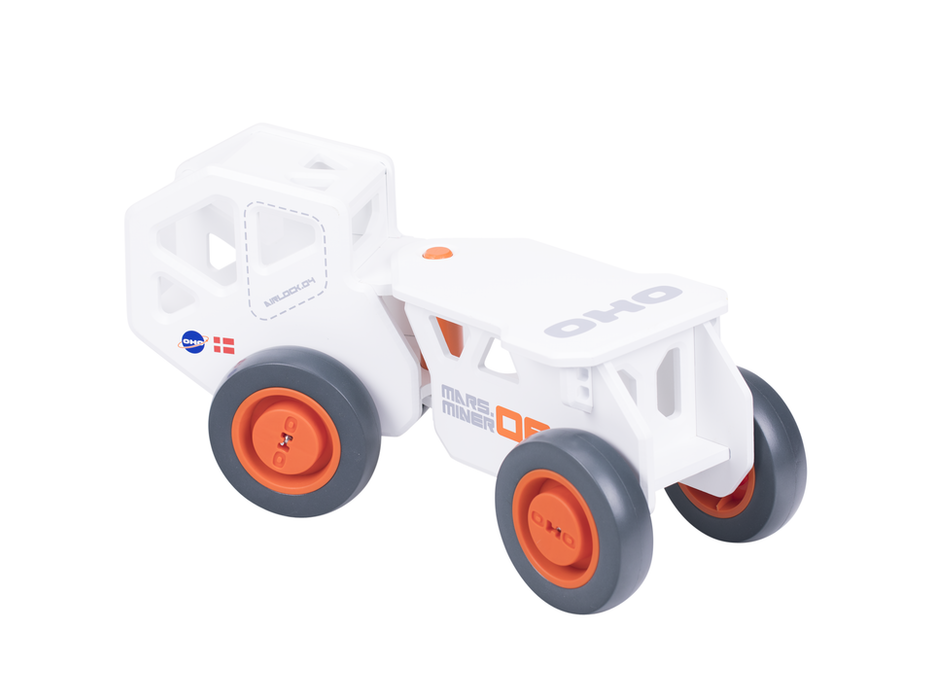 Mars Miner Ride-On Truck - White