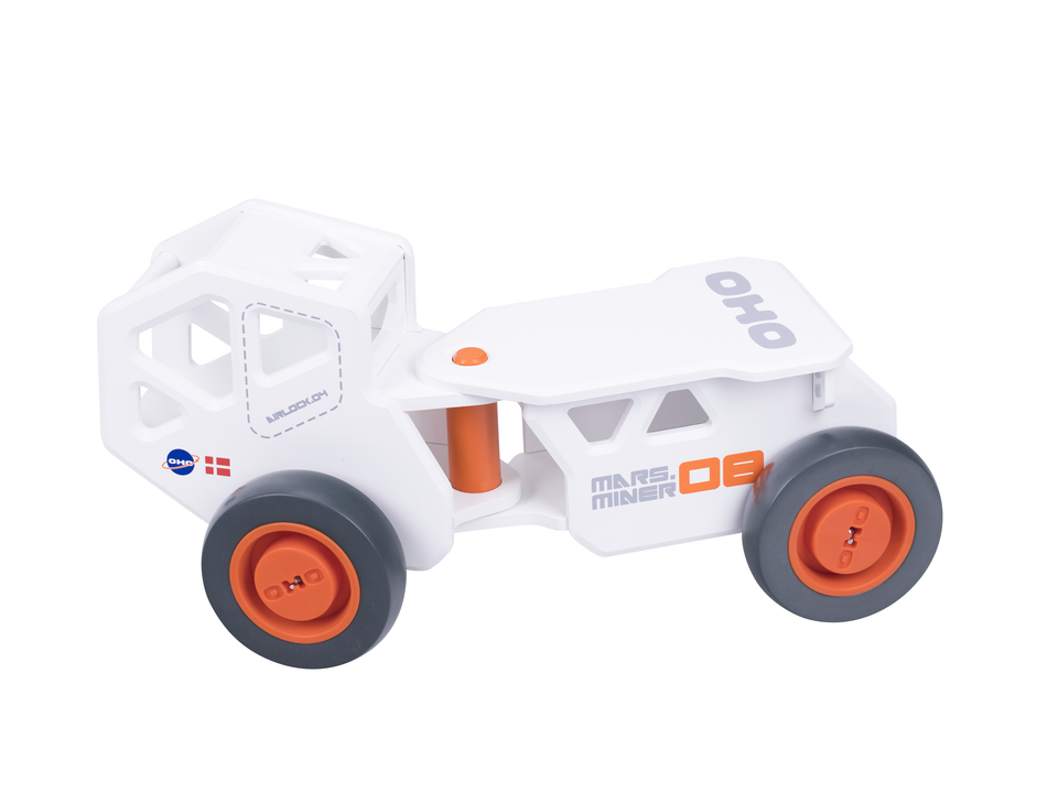Mars Miner Ride-On Truck - White